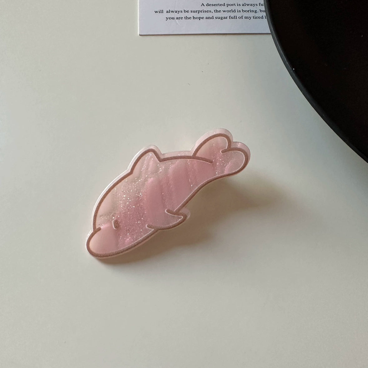 Camillia Whimsical Fish Clips - Gold Glitter Goldfish [ED679TOU]