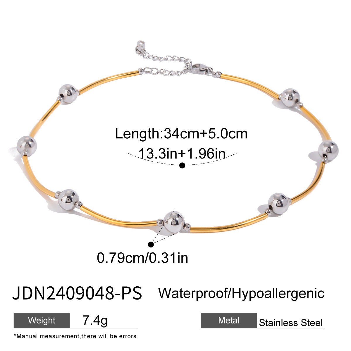 Nila Stainless Steel Heart Jewelry - JDN2409048-PS [FF8JNY8E]