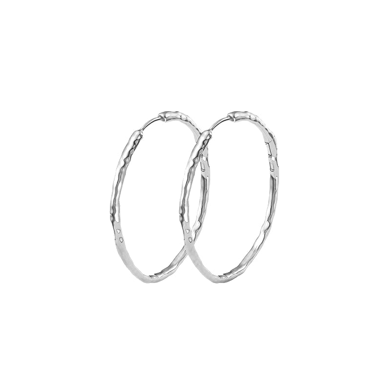 Loyalty Muse Hoop Earrings - Silver Muse Hoop Earrings [Q40QEEED]