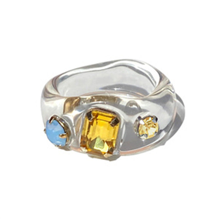 Blayklee Resin Stackable Ring Set - Option 5 [6T47FQ35]