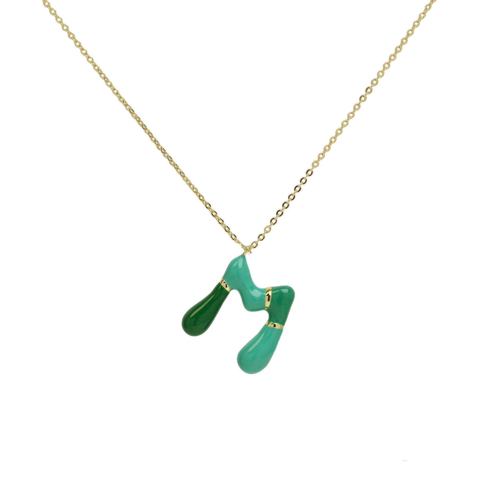 Esmae Bubble Initial Necklace - Necklace M [WW18VDVO]