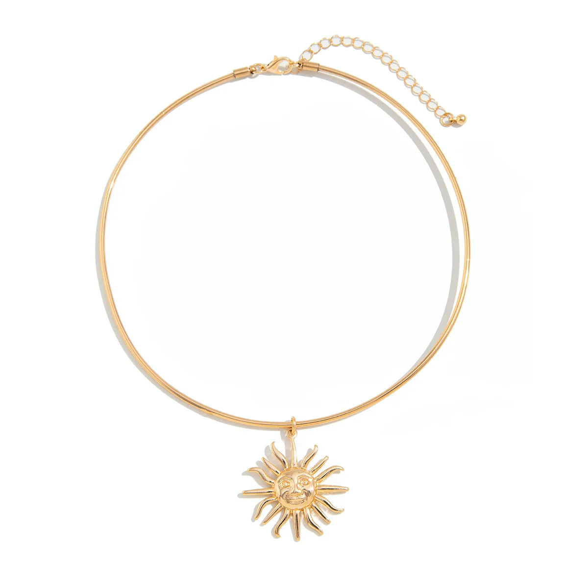 Yaritza Celestial Sun Necklace - Gold