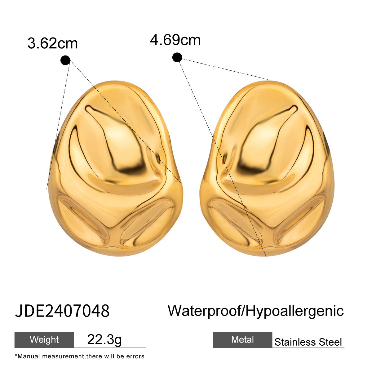 Aaminah Geometric Statement Earrings - JDE2407048 [FPF8T9DV]