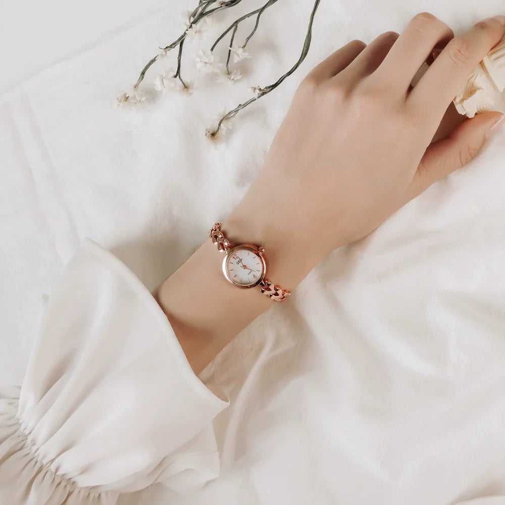Filomena Delicate Bracelet Watch - Light Luxury Gold