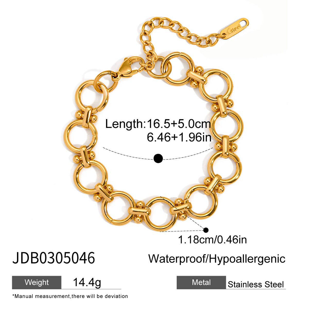 Eloisa Zircon Star Bracelet - JDB0305046 [HYENQT34]