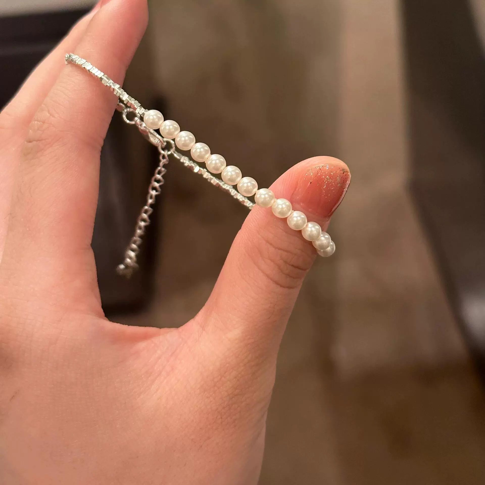 Jaedyn Iridescent Pearl Bracelet - Iridescent Pearl Bracelet