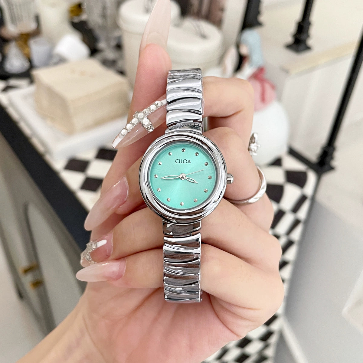 Vanesa Elegant Stainless Watch - Blue