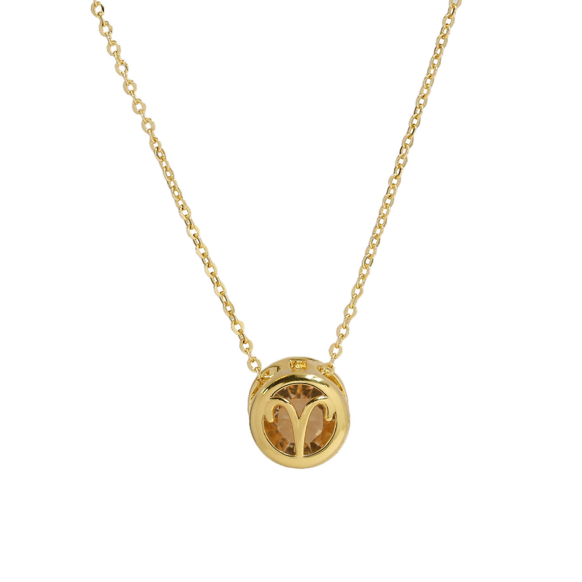 Meher Celestial Zodiac Necklace - Aries Necklace [9P1C0N6O]