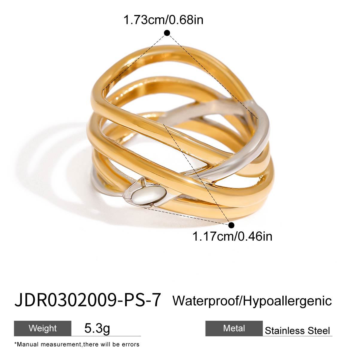 Breana Serpent Coil Ring - JDR0302009-PS-7 [KXYP5DDV]