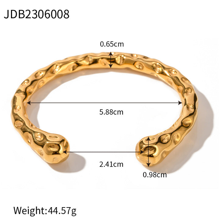 Malika Zircon Gold Plated Bracelet - JDB2306008 [CUU1D3HH]