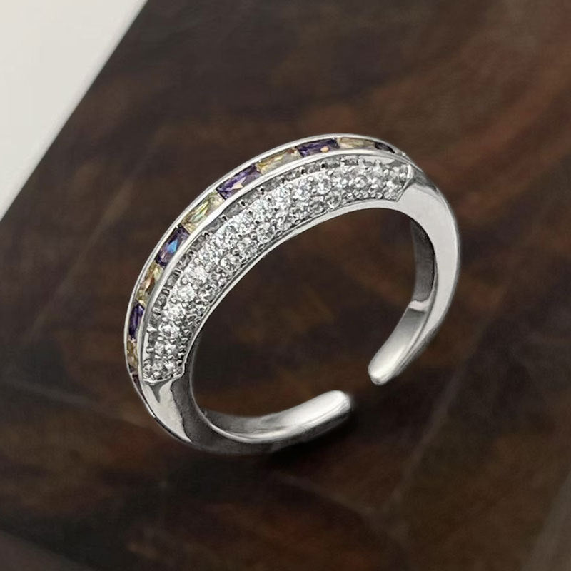 Callie Color-Block Stacking Ring - Multicolor Variant 2 [GAV826Z9]