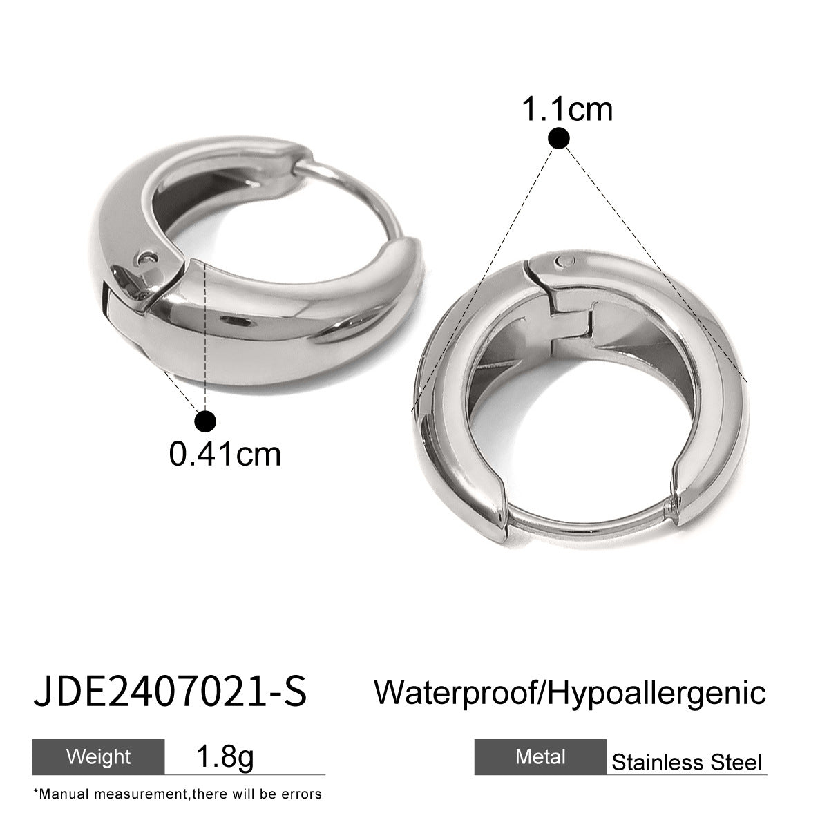 Katerina Timeless Hoop Earrings - Small Twisted Design Hoop [WIL6ZZQX]