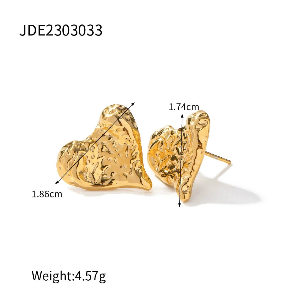 Kaylani Liquid Heart Earrings - undefined