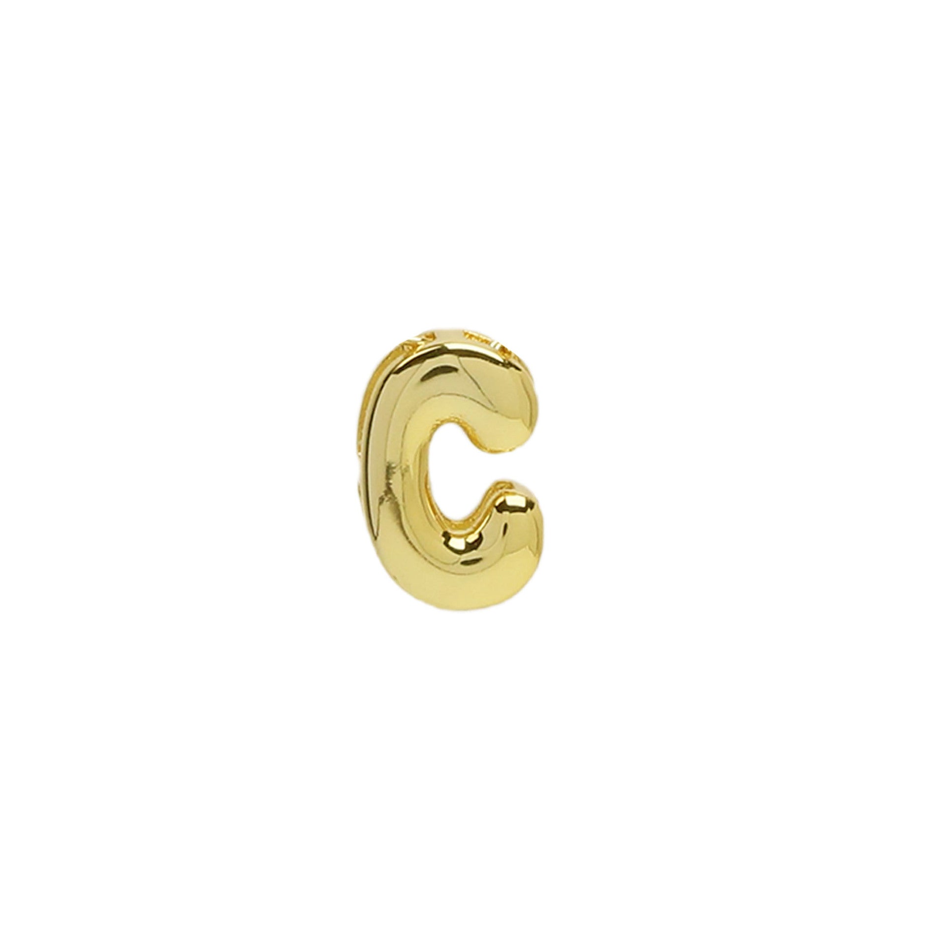 Rina Bubble Initial Charm - Gold C (Charm) [8ZP449IU]