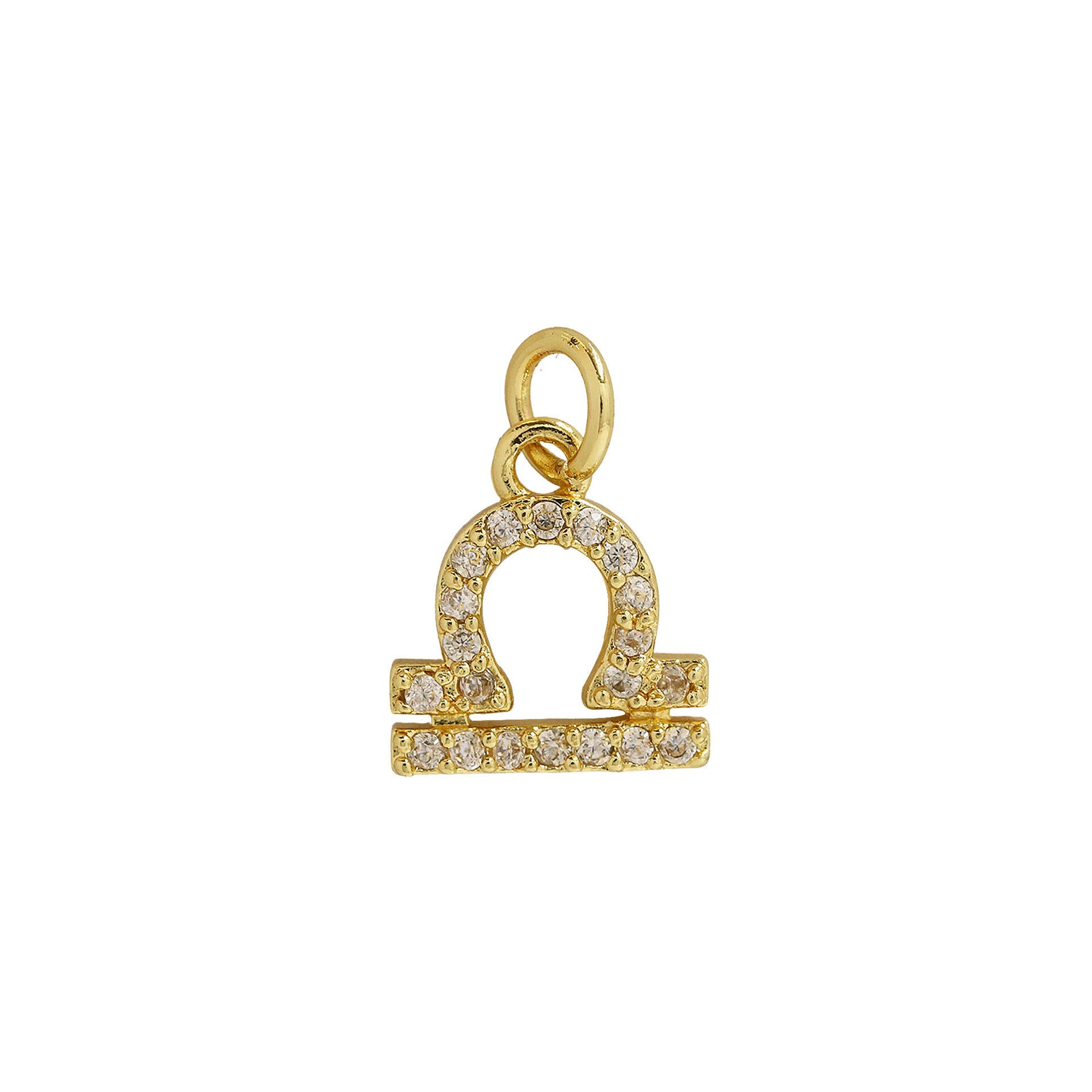 Meena Delicate Zodiac Necklace - Libra [IEN8FSHT]