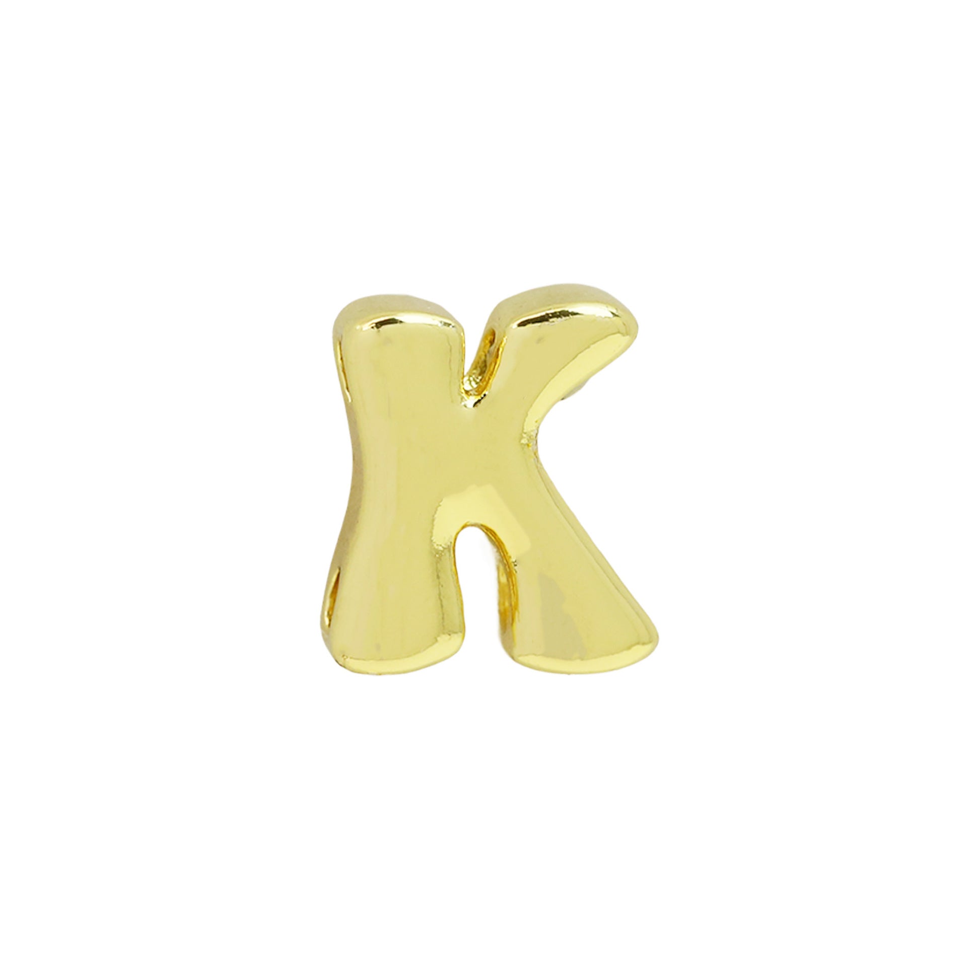 Aviva Brass Letter Pendant - K (Pendant Only) [4DSOK2WX]