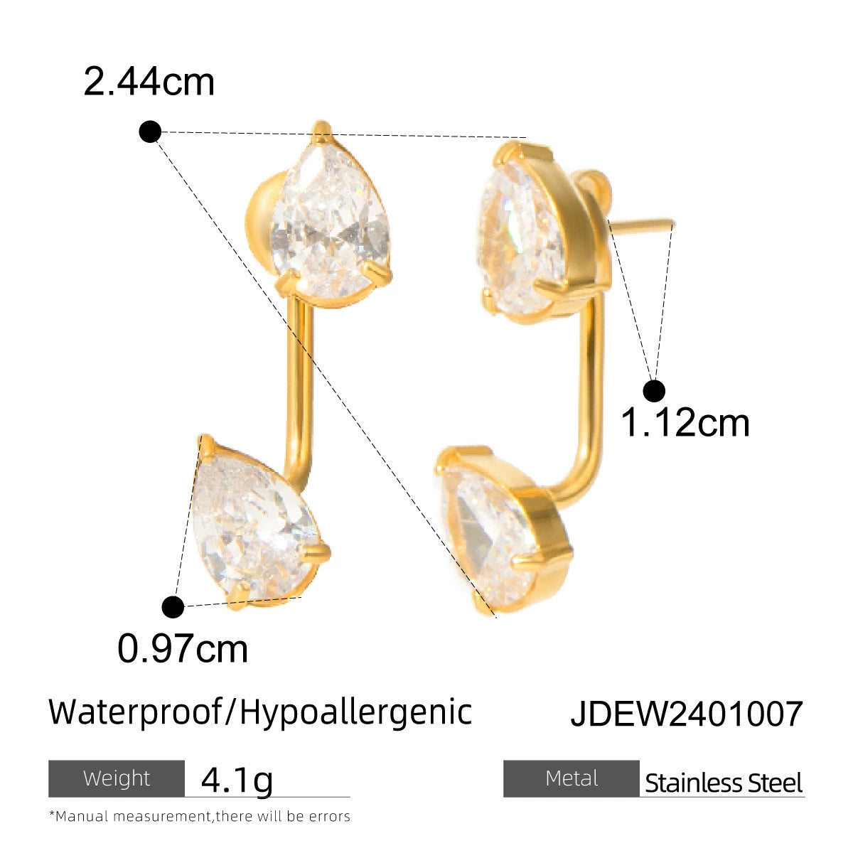 Kenzie Twisted Hoop Earrings - Rose Gold Twisted Hoop [AJAYDDU2]