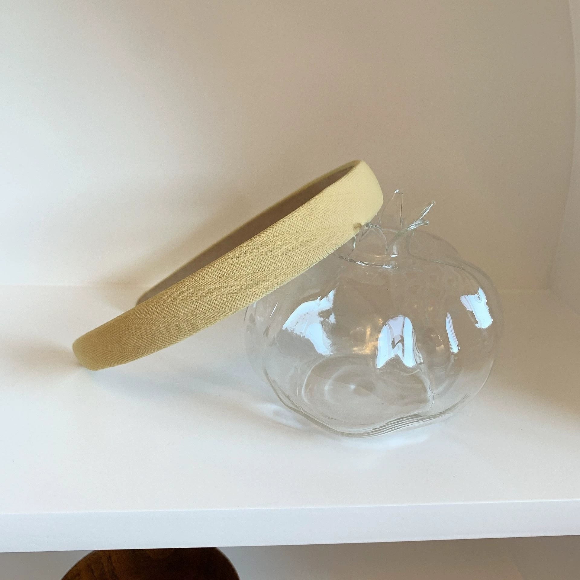 Saraiya Elegant Fabric Headband - Yellow [H7KNP3KU]