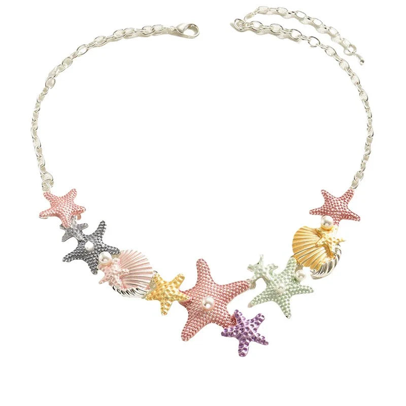Ryley Vibrant Star Choker - Colorful