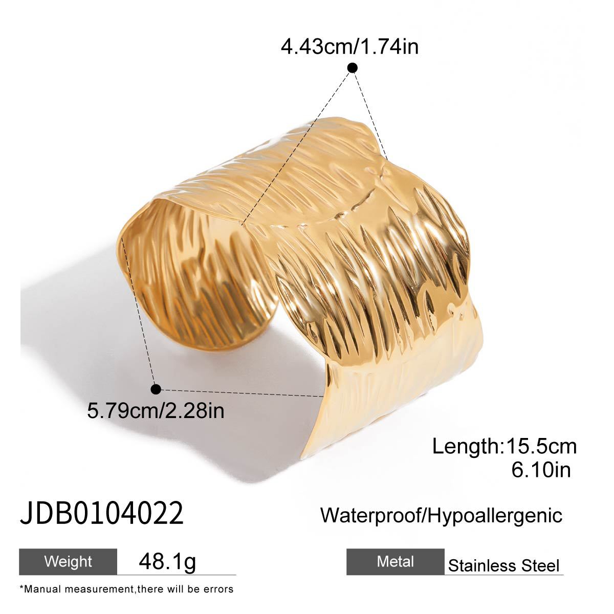 Chizaram Layered Gold Bracelet Set - JDB0104022 [VWEIAWTR]