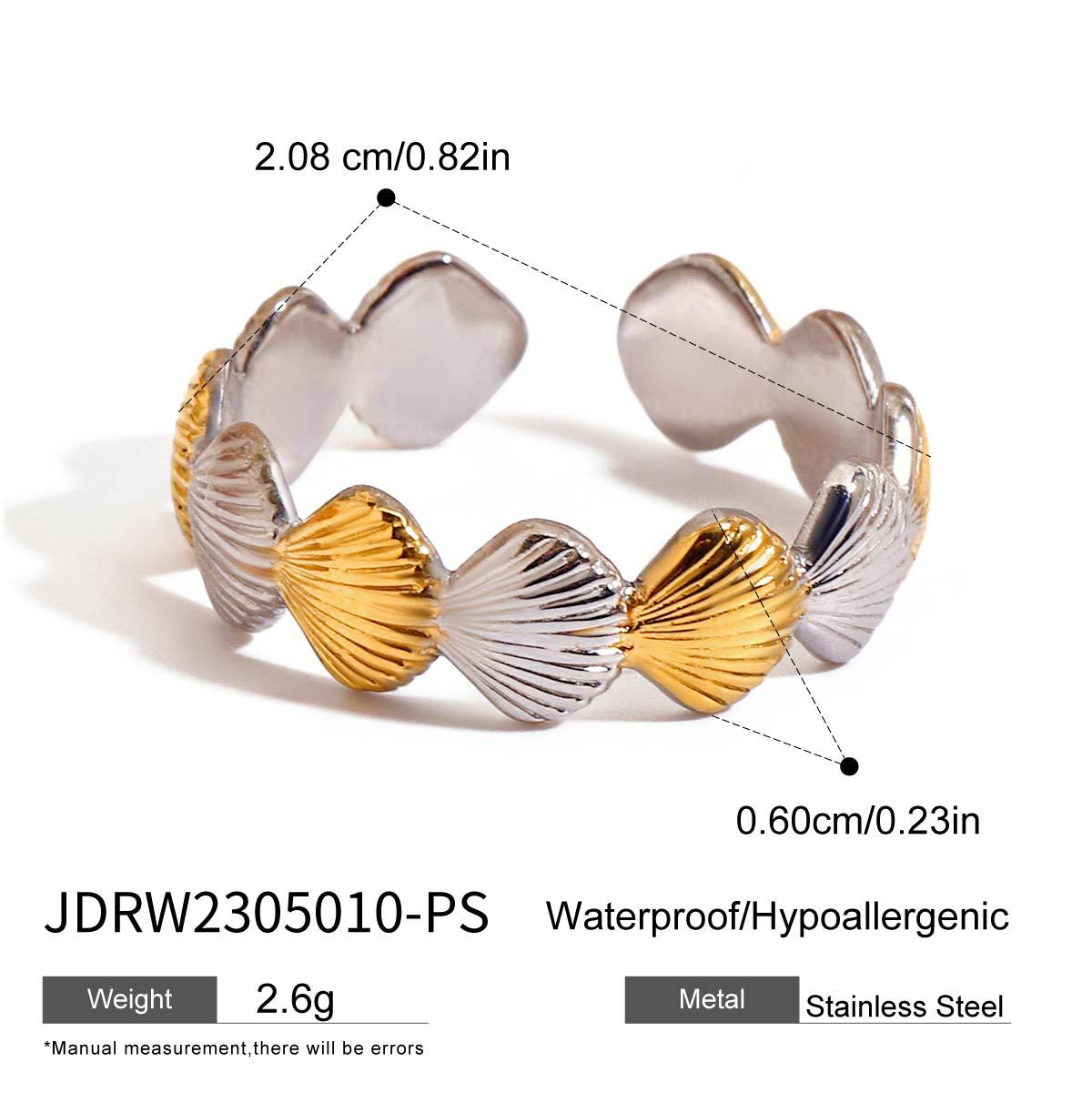 Amaiyah Starfish Shell Ring Set - Variant 1 [G4X4Z0D4]
