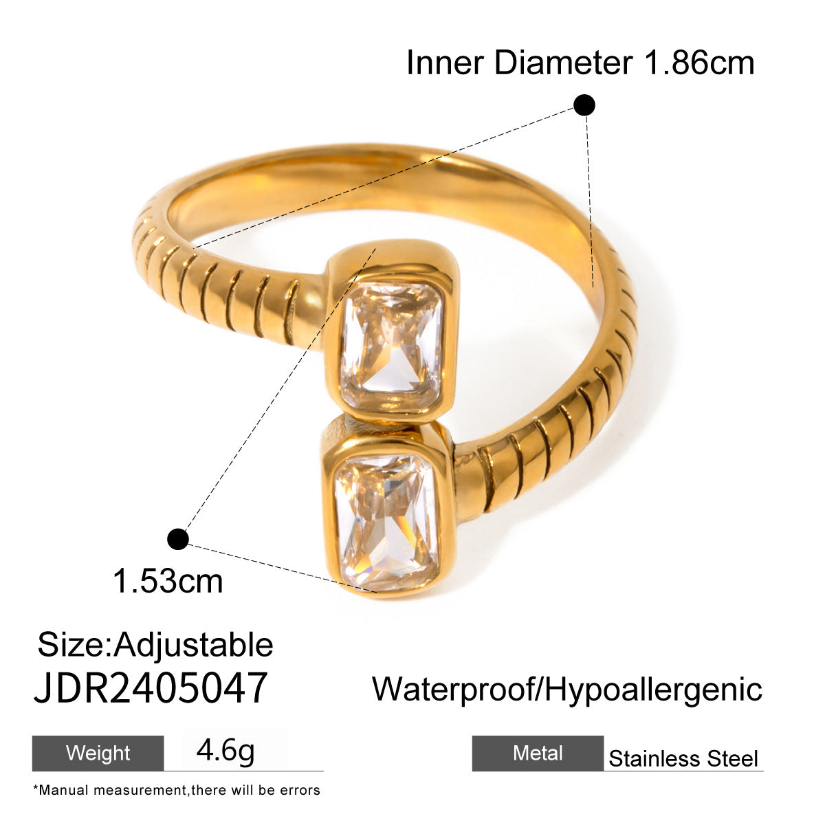 Annika Geometric Zircon Ring - JDR2405047 [DO8N1RC0]
