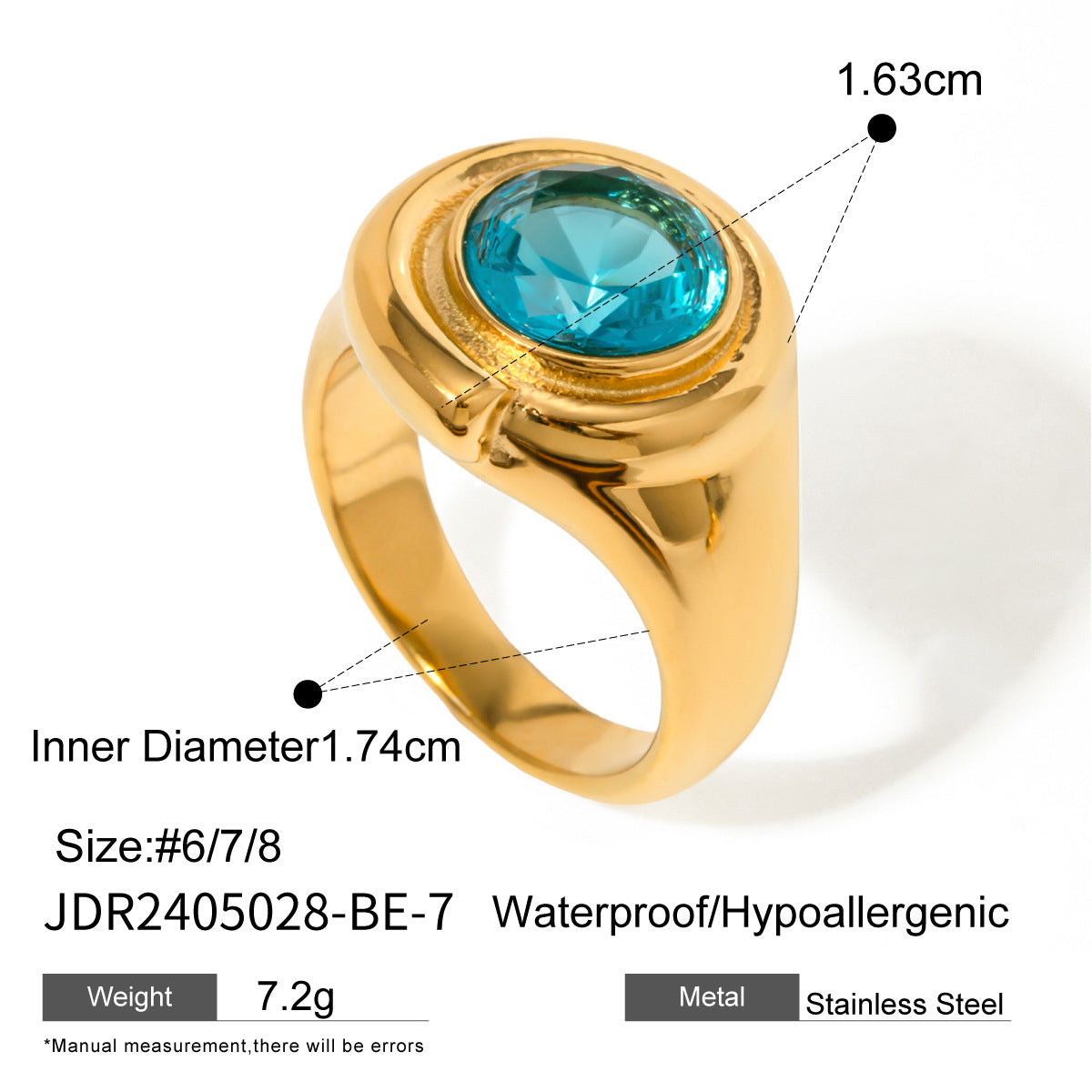 Evamarie Zircon Stackable Rings - JDR2405028-BE-7 [J8A7452Y]