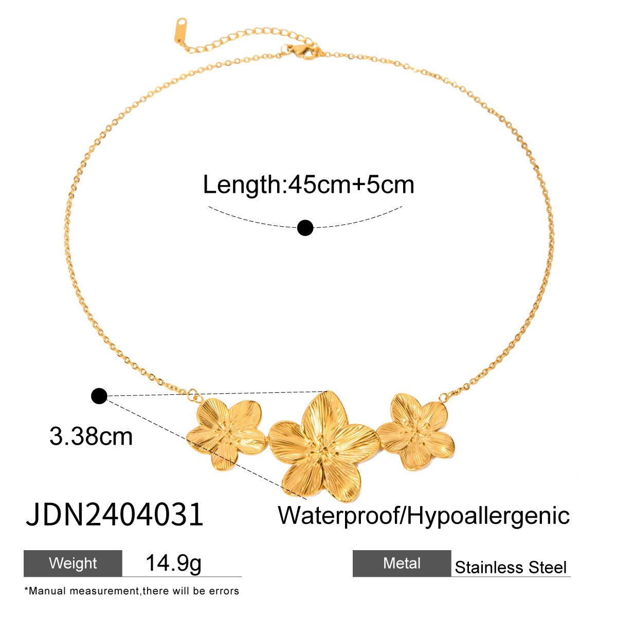 Richelle Floral Jewelry Set - JDN2404031 [5A16OV4M]