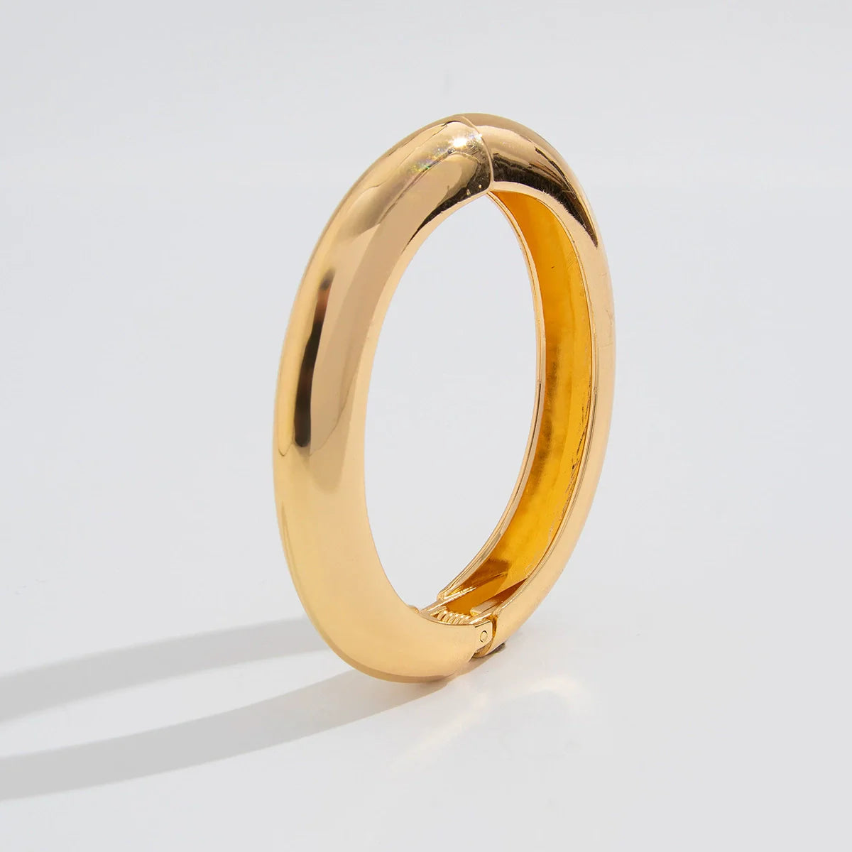 Kamya Metal Cuff Bracelet - Style One Gold