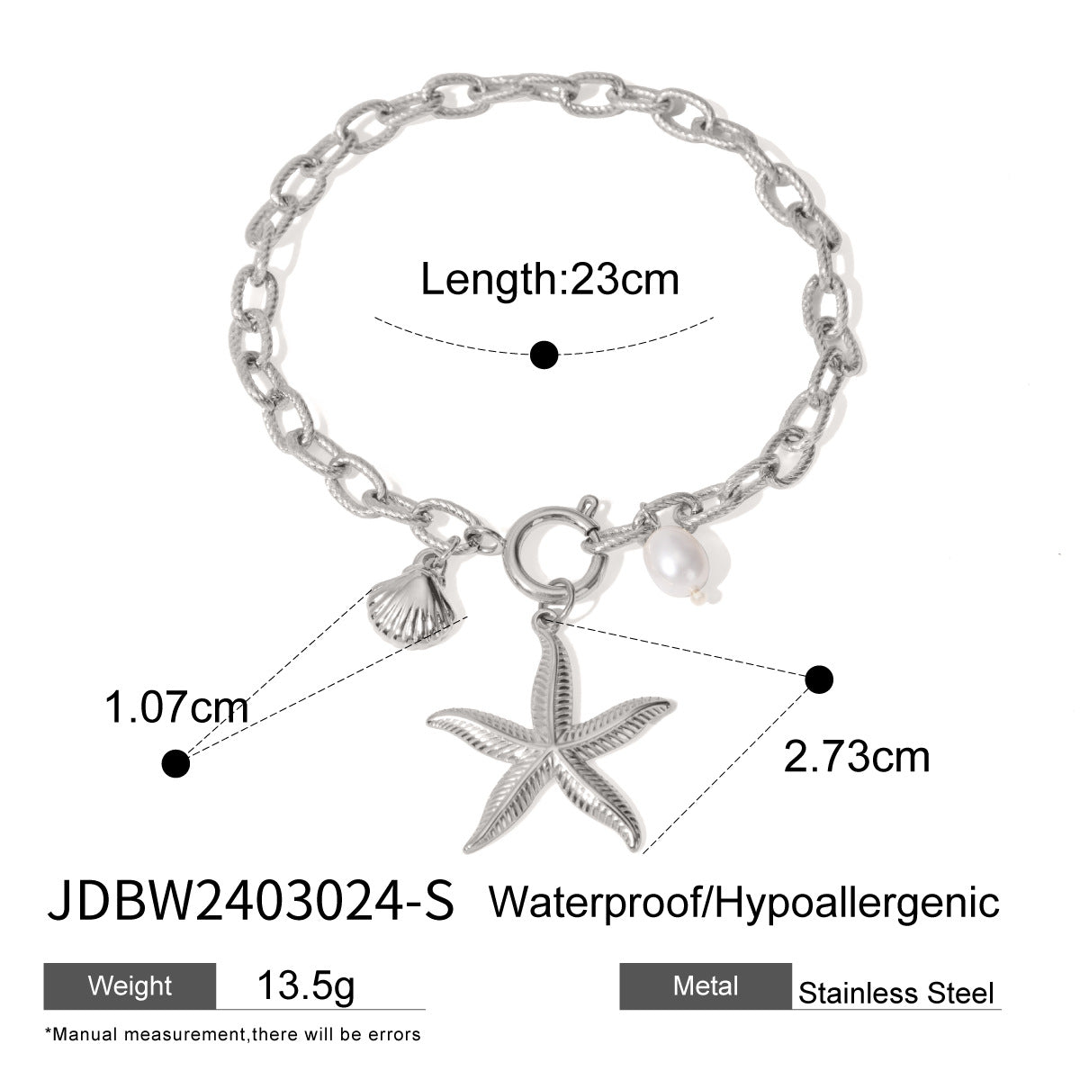 Ellarae Marine Charm Bracelet - JDBW2403024-S [2WNXF0FE]