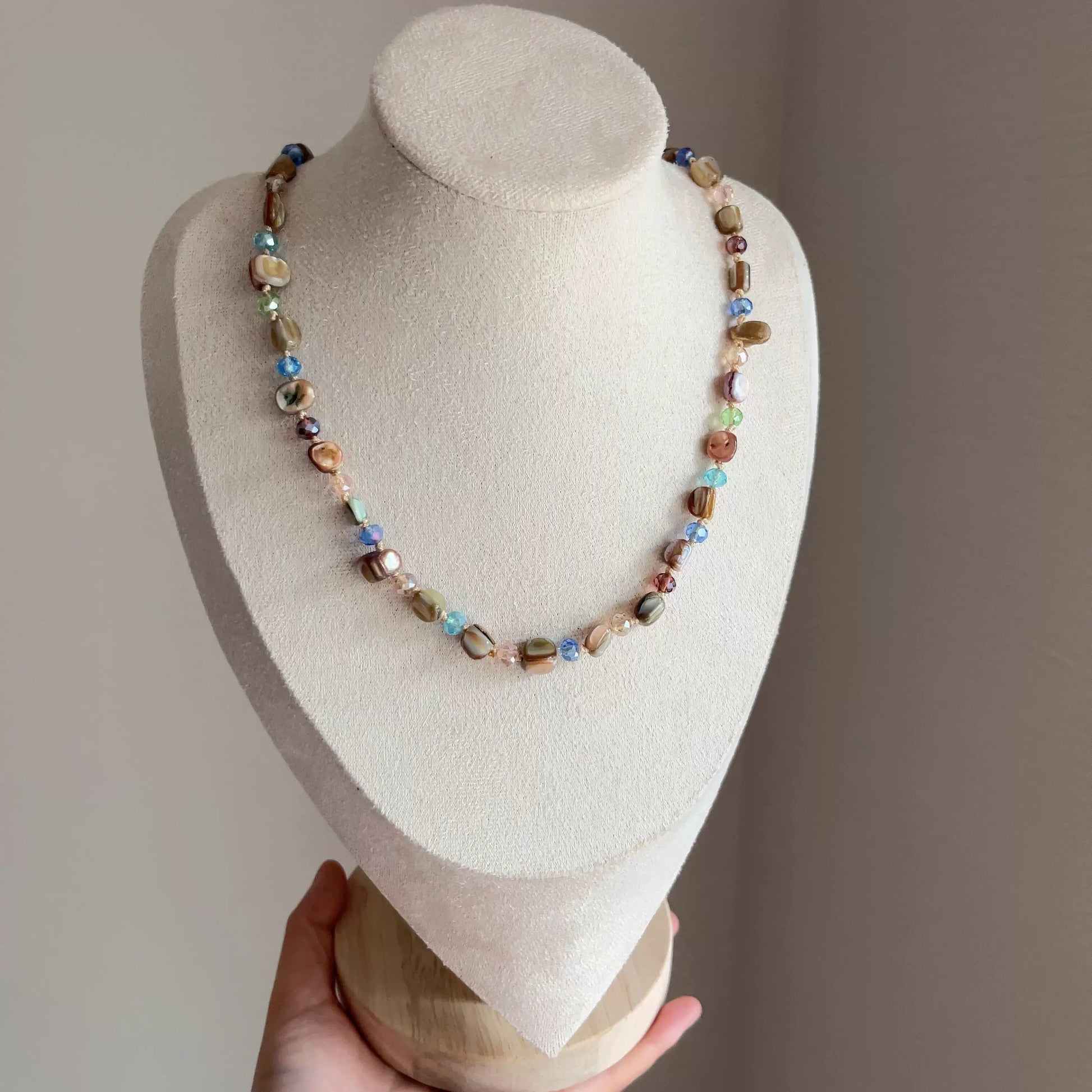Killian Colorful Layered Shell Necklace - Colorful Shell Short (40+5cm)