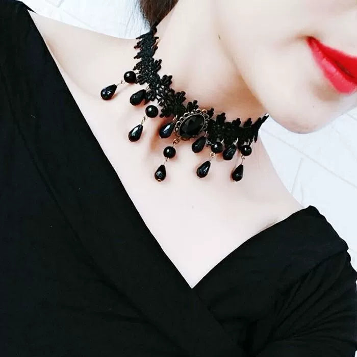 Amran Crystal Lace Choker - Style 14 [M294BC6Q]