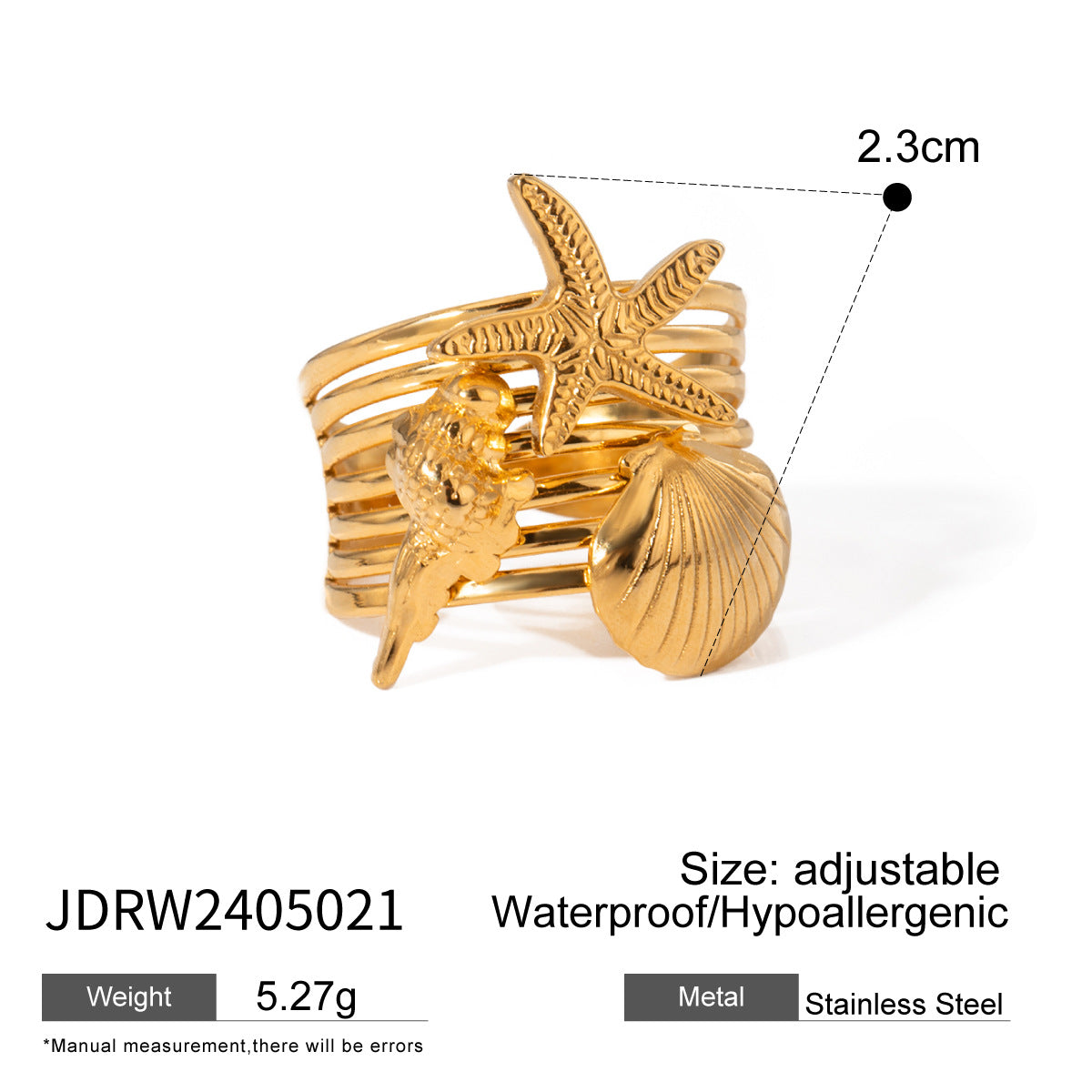 Cataleya Geometric Stackable Rings - JDRW2405021 [FDAJBCOQ]