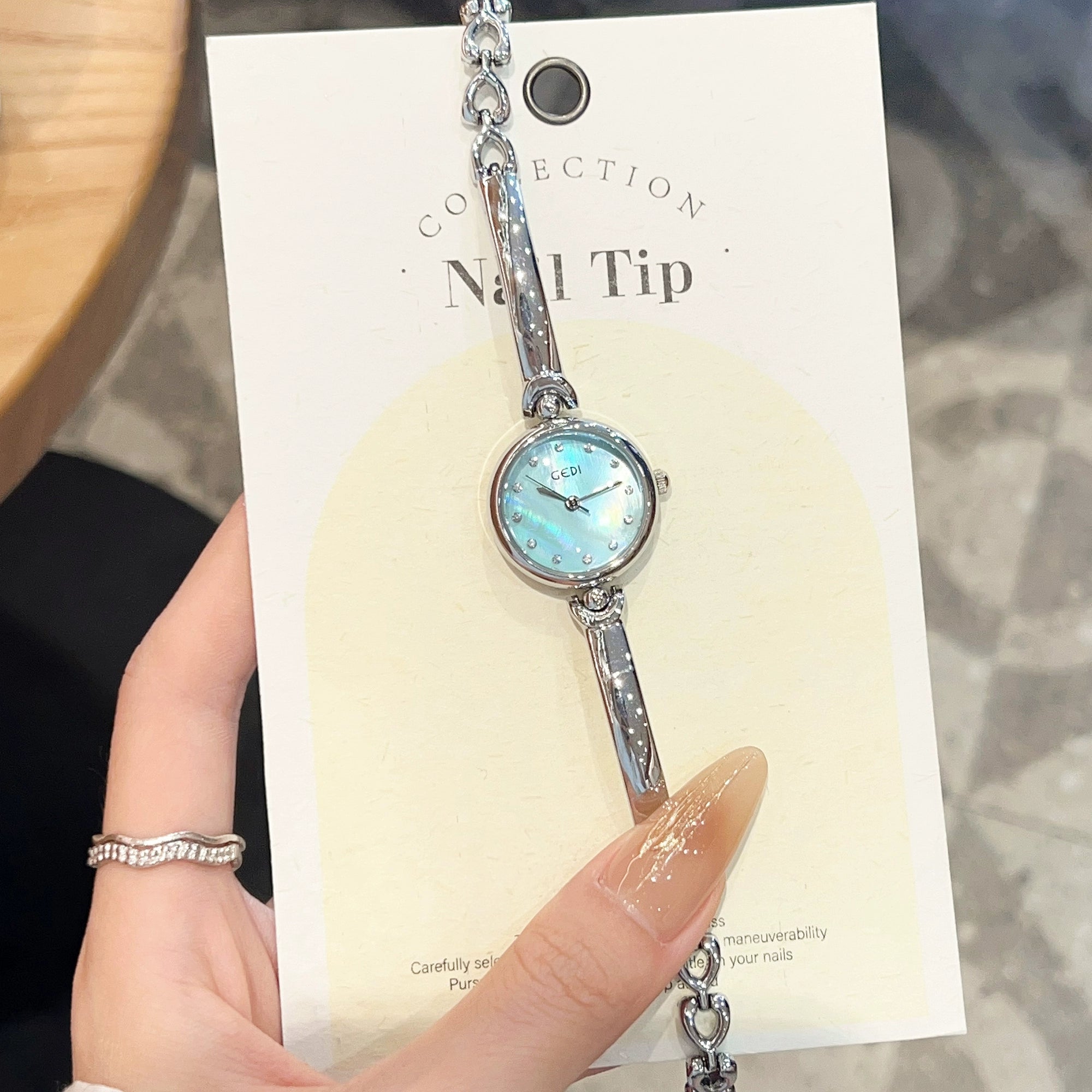 Vaani Petite Bracelet Watch - Mint Green [EX1K8BNB]