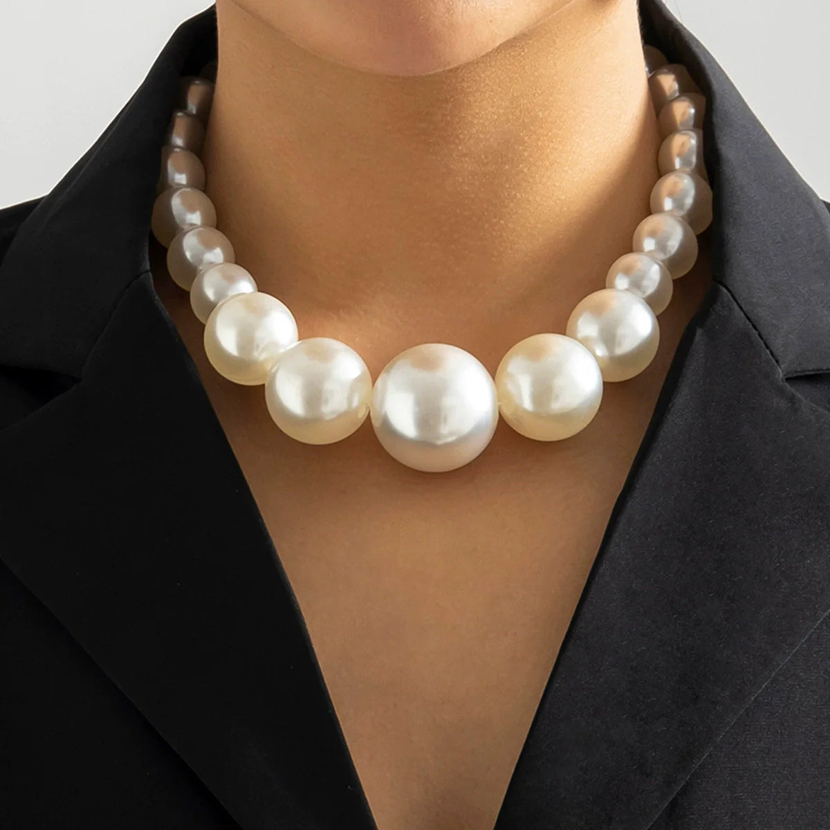 Anari Pearl Beaded Necklace - Necklace Silver-tone