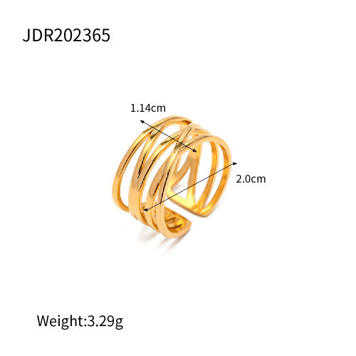 Zayna Sculptural Band Ring - JDR202365 [LLQWGHVV]