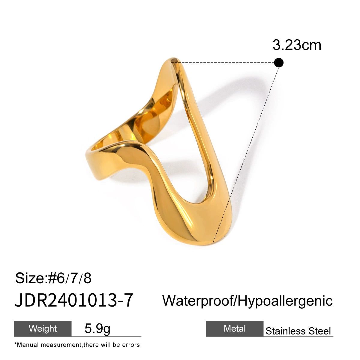 Sephora Statement Ring Bracelet Set - JDR2401013 [FSBE2GVM]