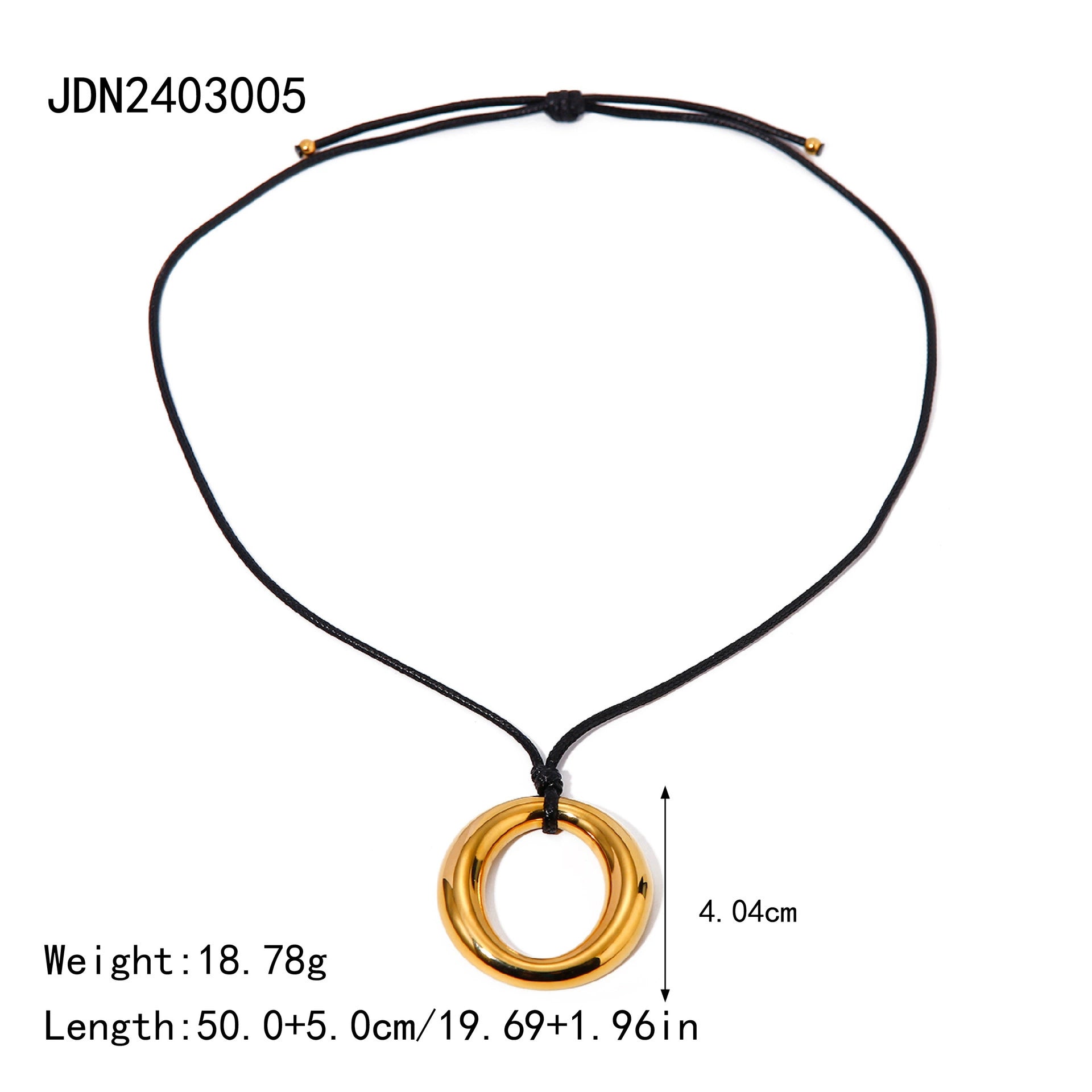 Courtney Layered Titanium Necklace - JDN2403005 [EB42OTSZ]