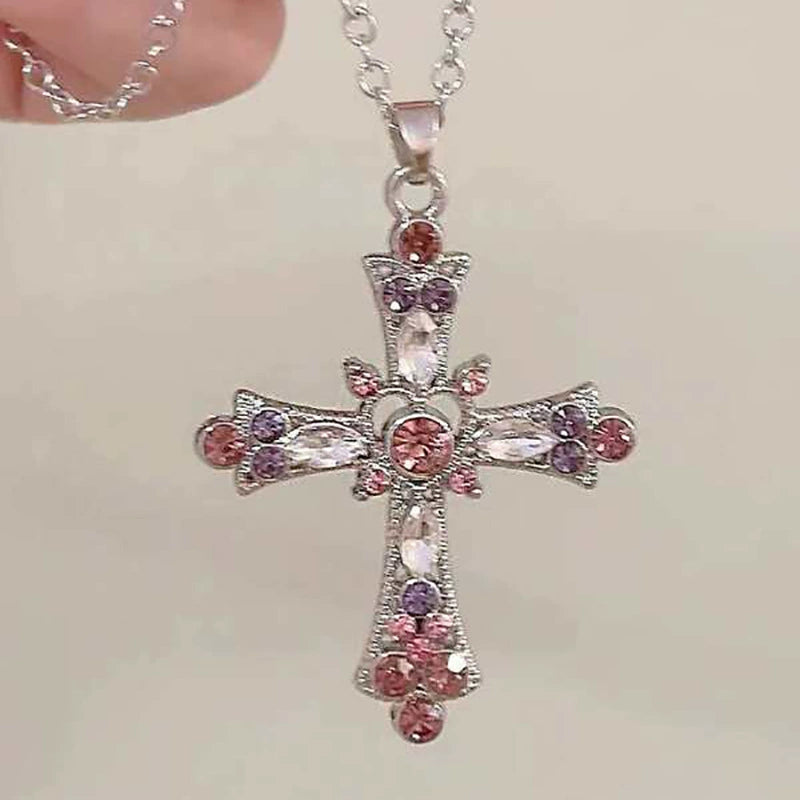 Melonie Pearl Cross Necklace - Style 4 [Z8BFGA4C]