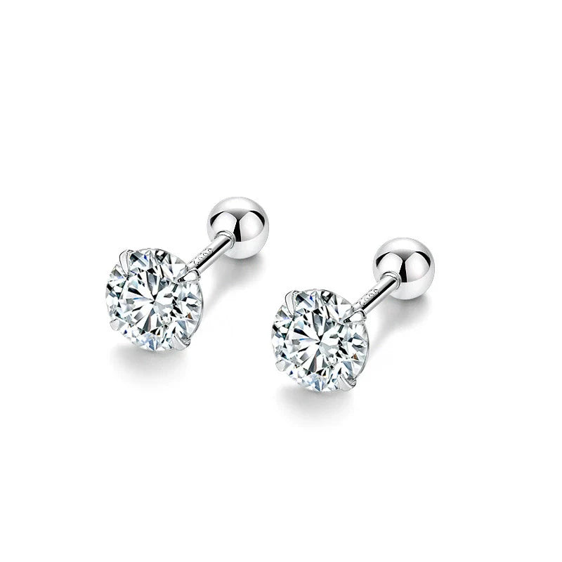Catherine Celestial Ear Studs - 2mm Pair