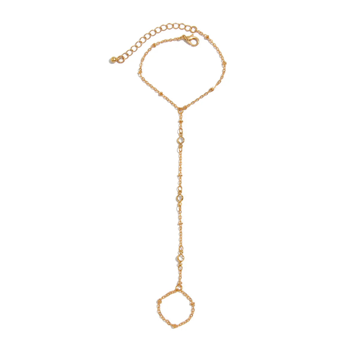 Yuna Pearl Tassel Hand Chain - Style 2 Gold