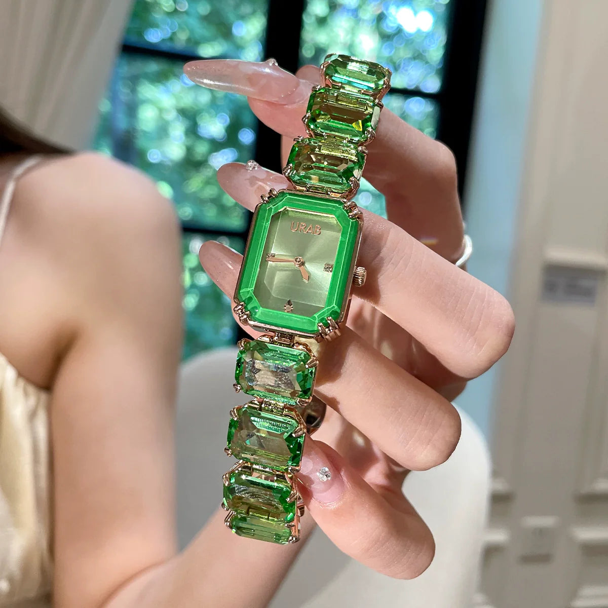 Truth Minimalist Square Watch - Green