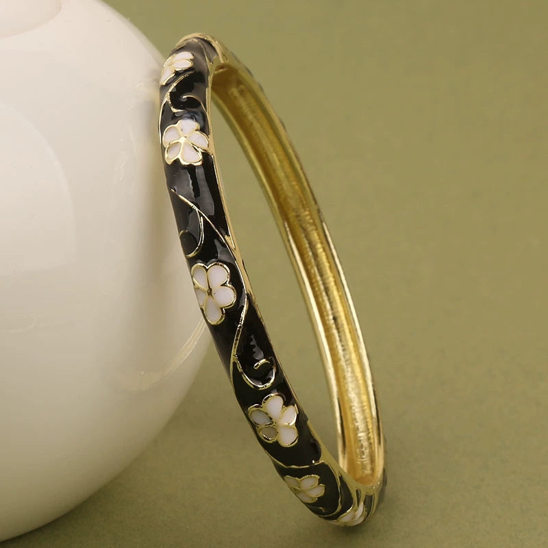 Zanyah Bloom Charm Bracelet - Black [JZHOW4UZ]