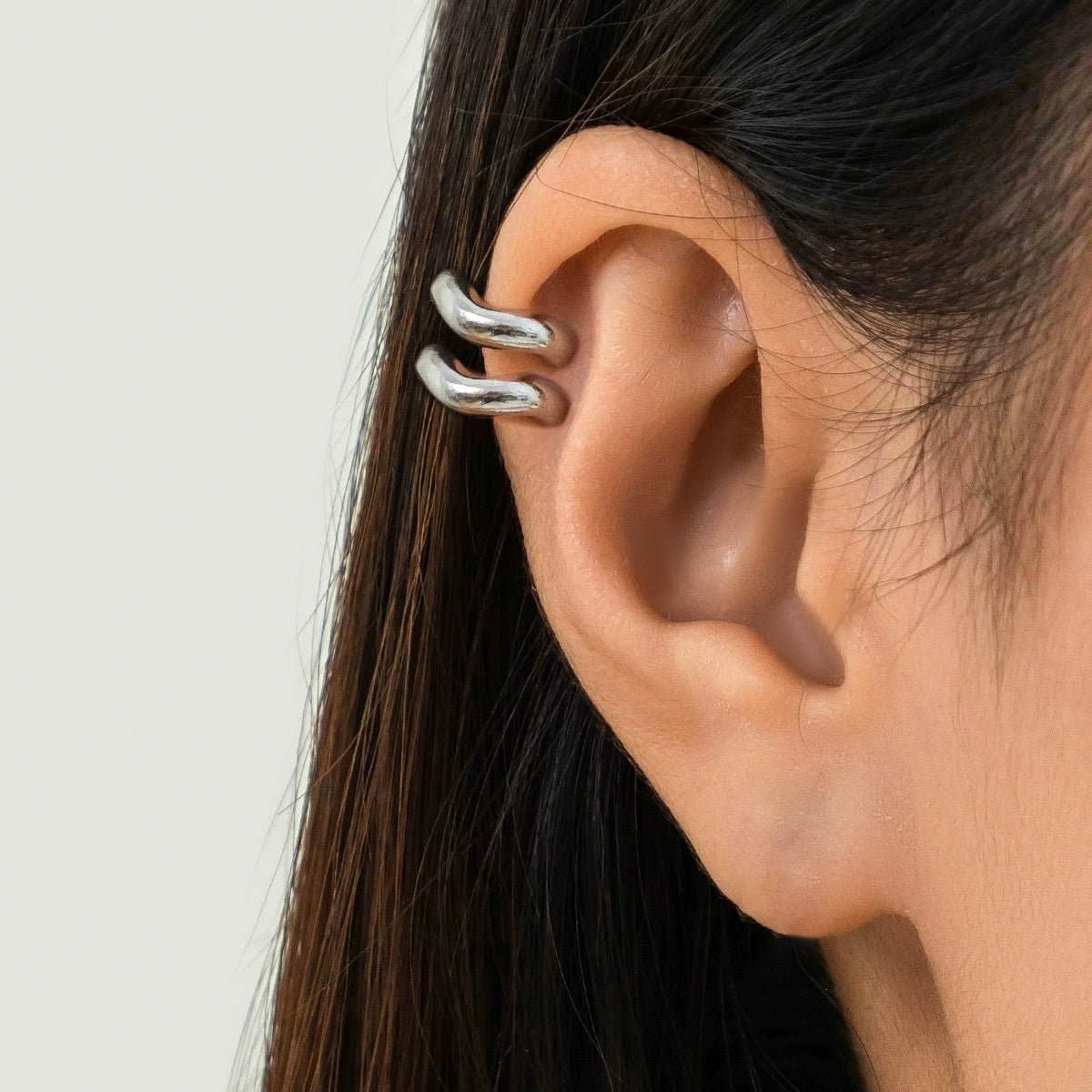 Cana Metallic Earring Sets - 05 White K 3-piece Set [IGSL9VTI]