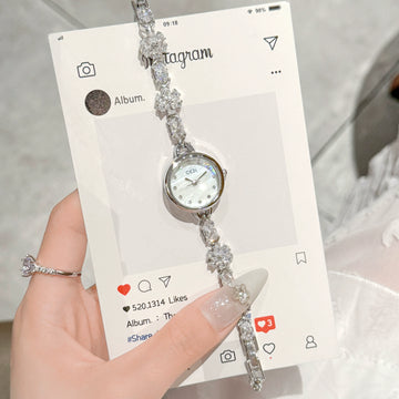Karin Sakura Bracelet Watch - Snowflake White [OJIW9Y10]