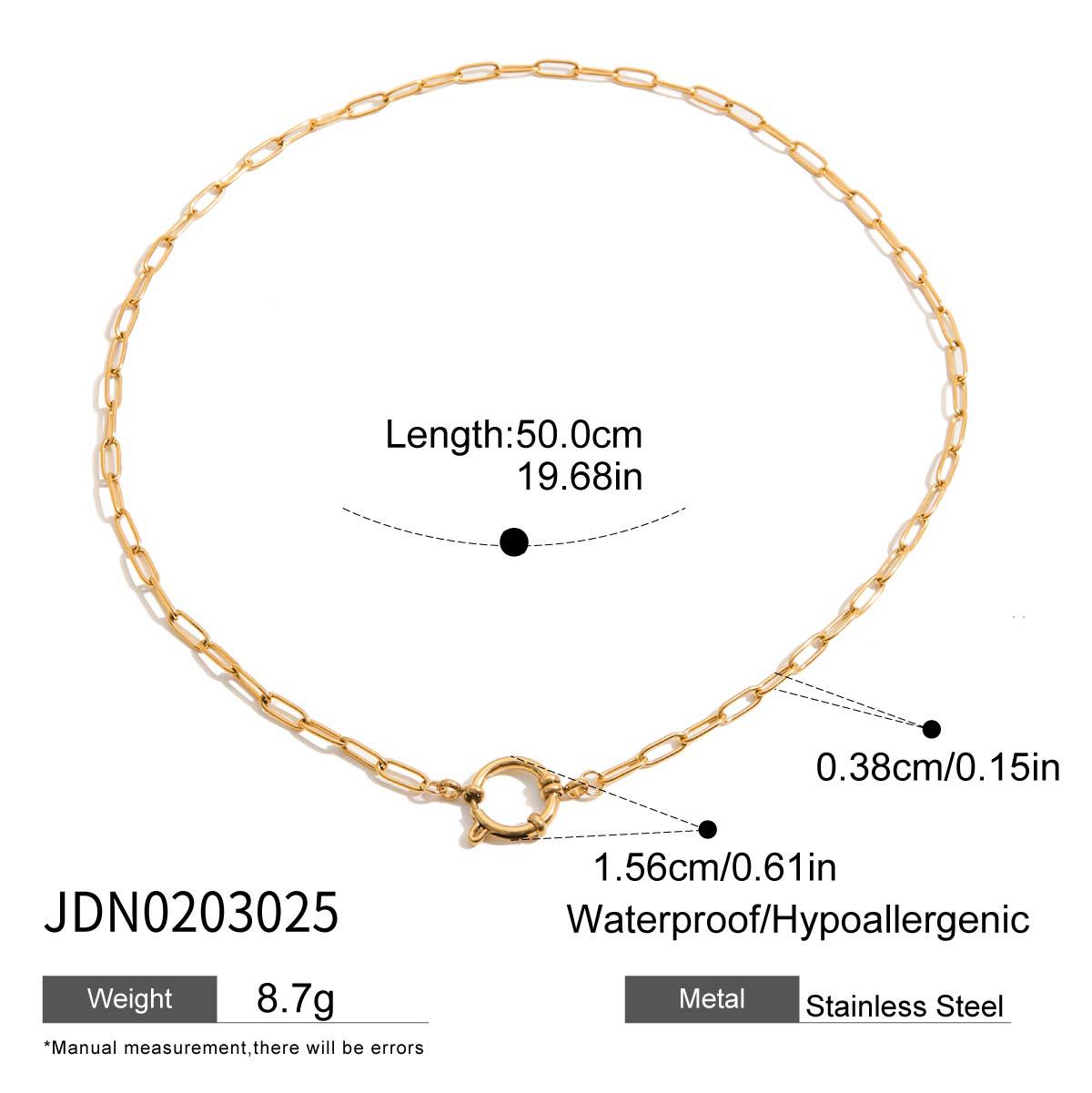 Rosslyn Customizable Chain Necklace - JDN0203025 DIY Necklace [4ZBE4MY1]