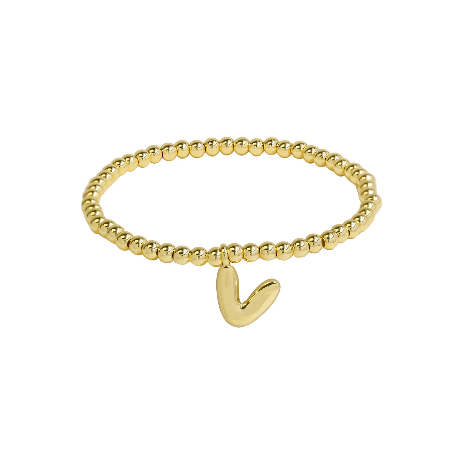 Aviana Dainty Letter Bracelet - V [4F350PRU]