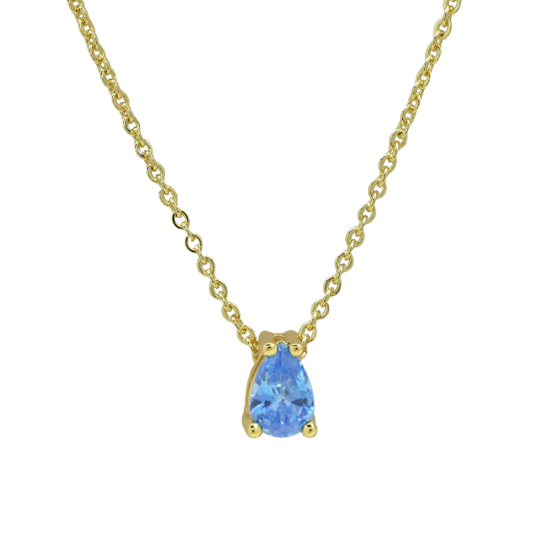 Skylan Birthstone Pendant Necklace - Necklace December Birthstone [YYT5R98N]