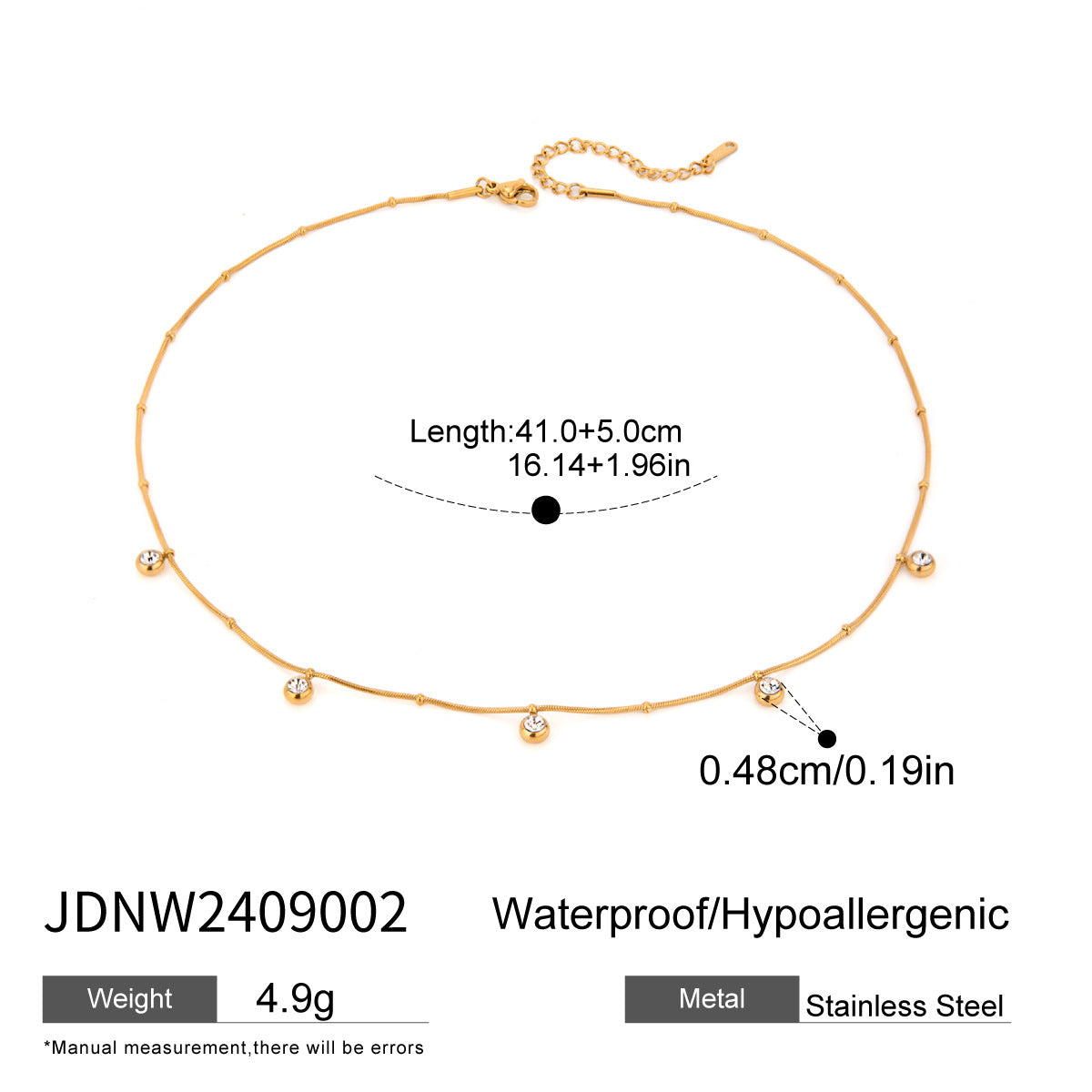 Adilene Stellar Pendant Necklace - JDNW2409002 [N4IJMOSB]