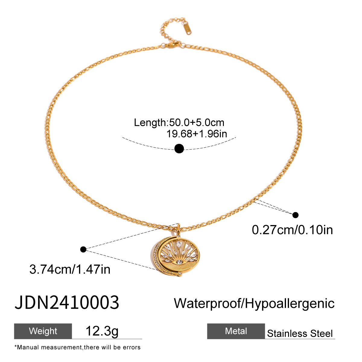 Itzel Diamond Pendant Necklace - Silver [F10NZWR9]